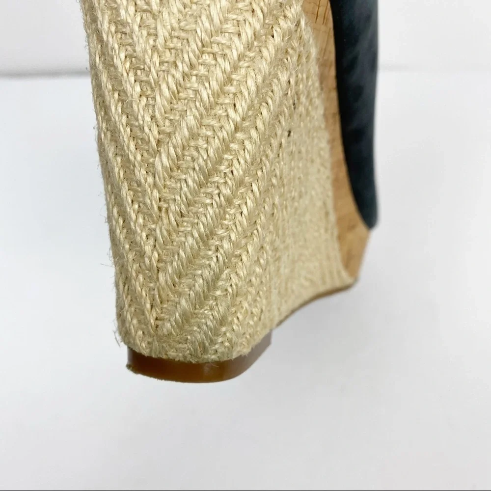 Cole Haan Nike Air Open Toe Suede Platform Sandals